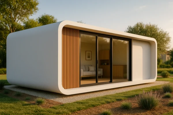 Construção modular para habitação