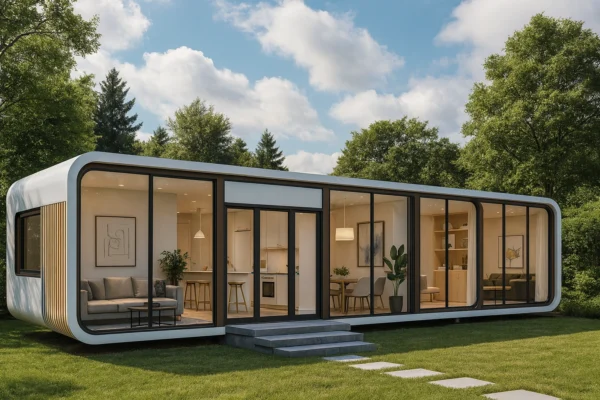 Construção modular para habitação