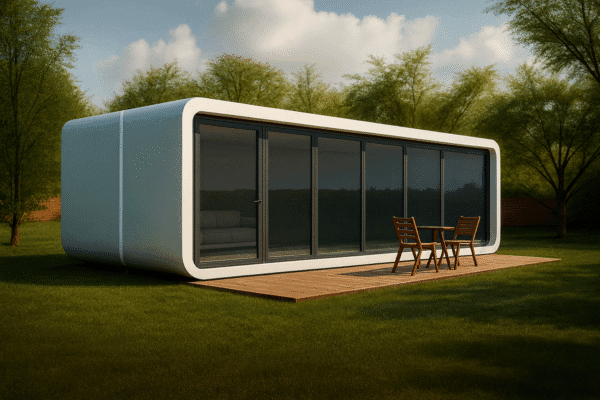 Casas modulares minimalista pré fabricadas