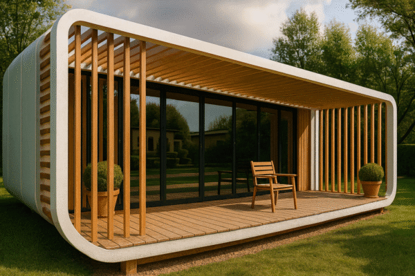 Construção modular para habitação