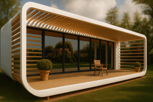 Construção modular para habitação