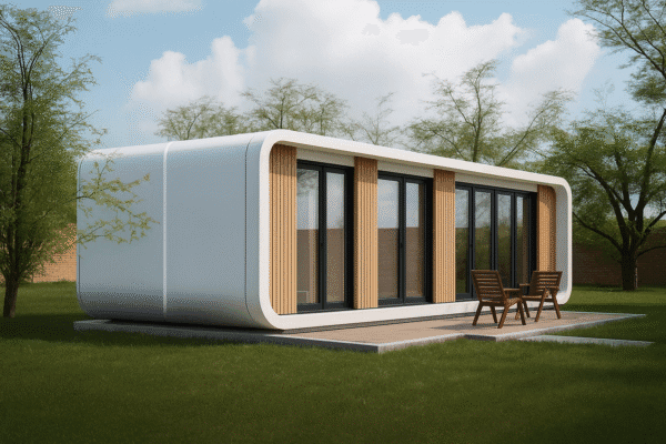 Construção modular para habitação